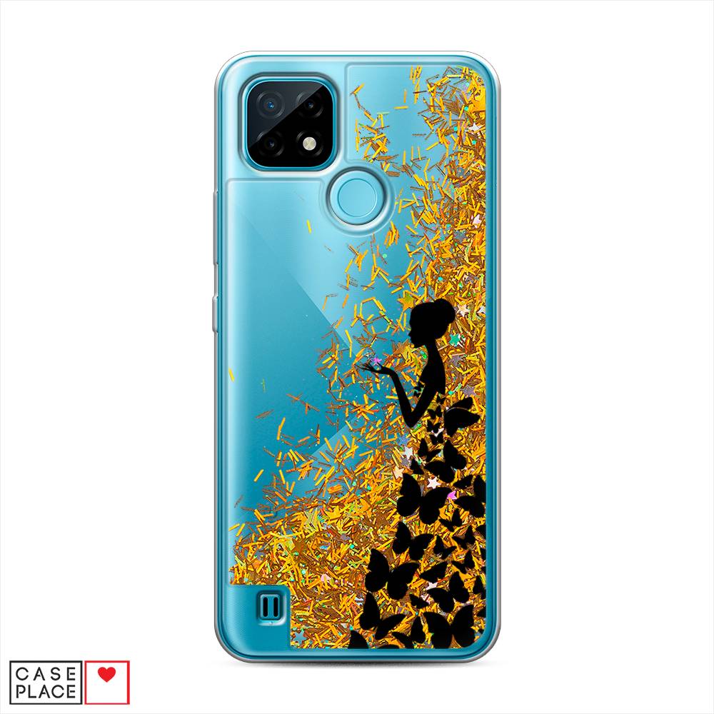 

Чехол Awog на Realme C21 "Дама в бабочках", Разноцветный, 254990-1
