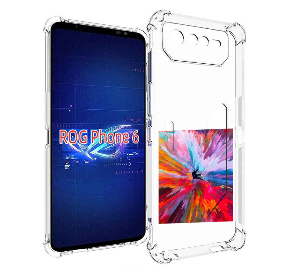 

Чехол MyPads красочный астранавт для Asus ROG Phone 6, Прозрачный, Tocco