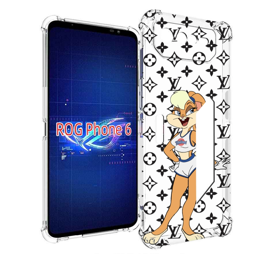 

Чехол MyPads красивый-принт-на-чехол женский для Asus ROG Phone 6, Прозрачный, Tocco