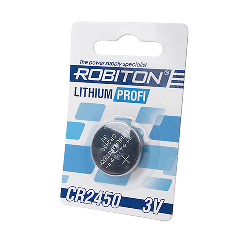 Батарейка Robiton CR2450 3V Lithium Profi 5шт.