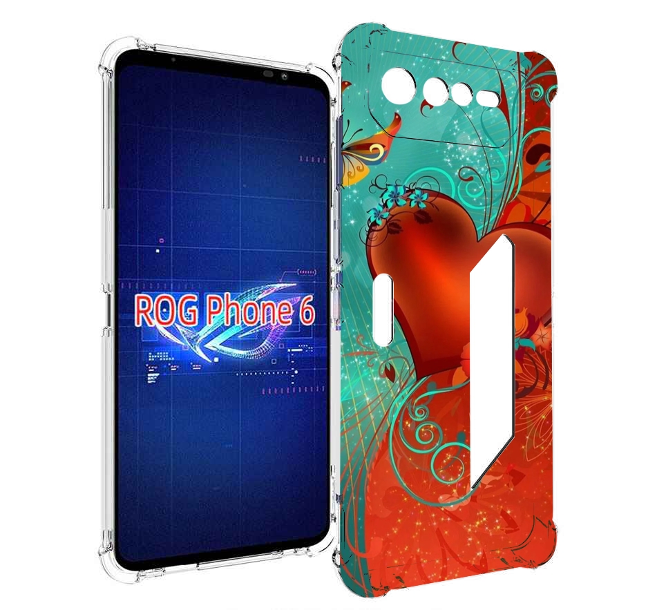 

Чехол MyPads красивые-яркие-сердечки для Asus ROG Phone 6, Прозрачный, Tocco