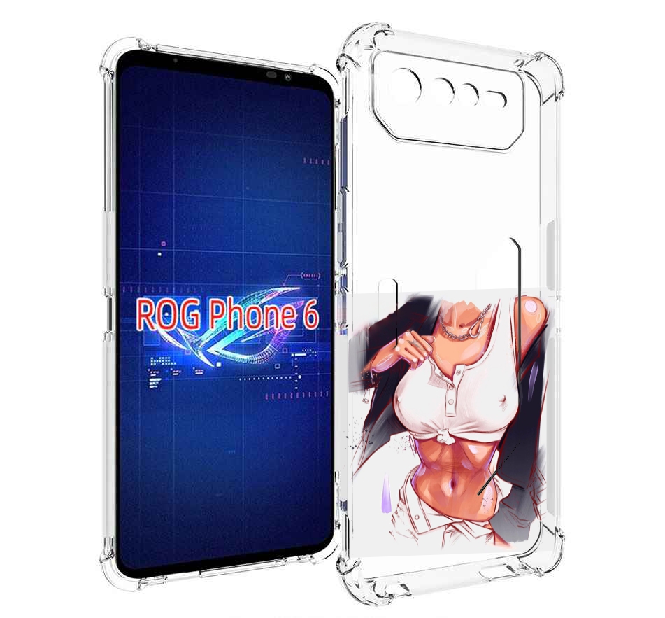

Чехол MyPads красивая-стройная-модель для Asus ROG Phone 6, Прозрачный, Tocco