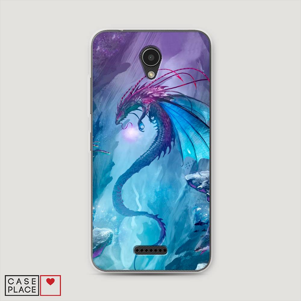 

Чехол Awog на Lenovo Vibe B / Леново Vibe B "Водный дракон", 112450-2