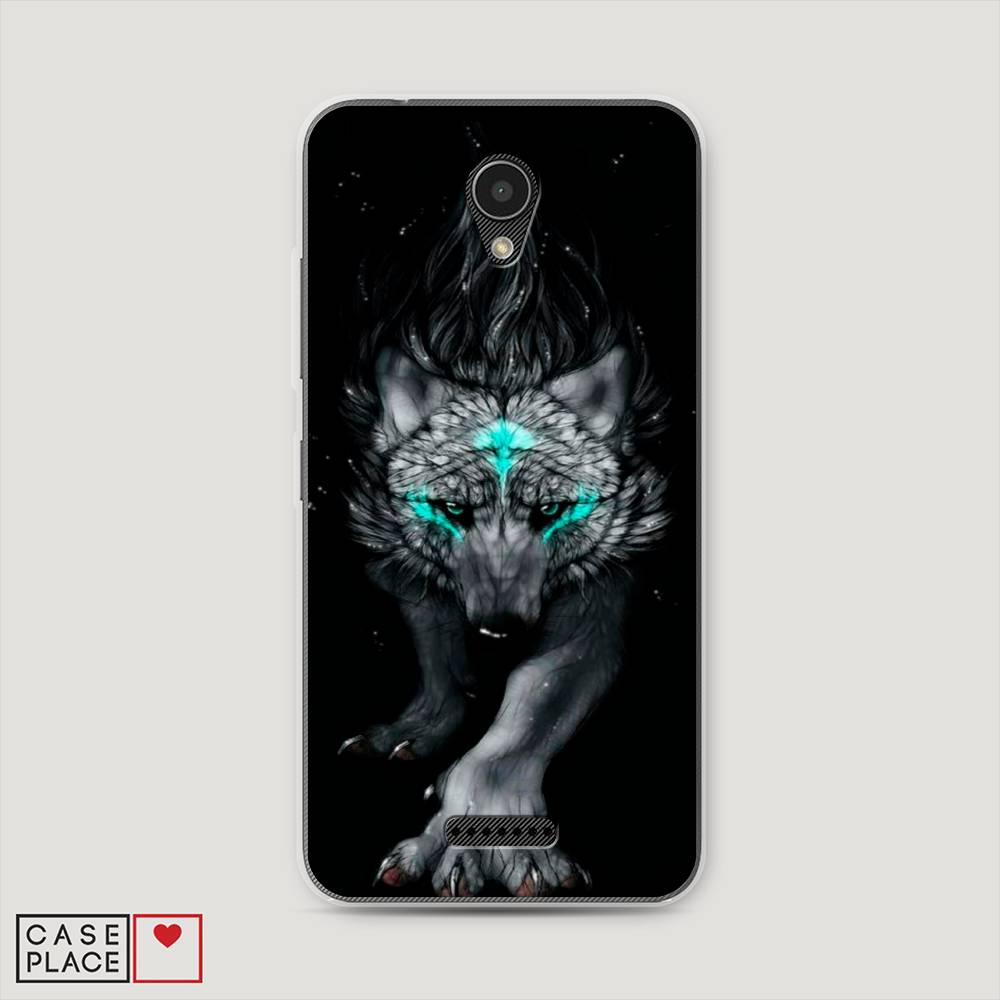 

Чехол Awog на Lenovo Vibe B / Леново Vibe B "Волшебный волк", 112450-2