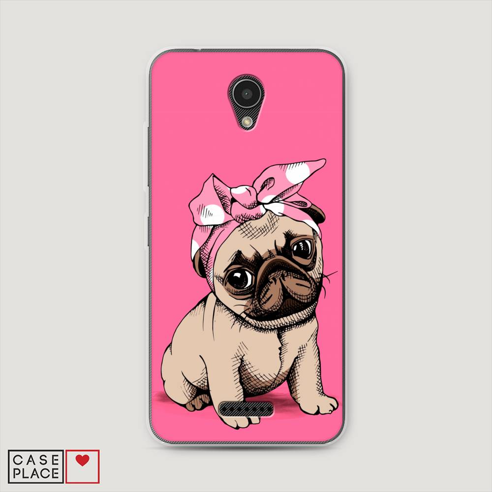 

Чехол Awog на Lenovo Vibe B / Леново Vibe B "Dog Pin-Up", 112450-2