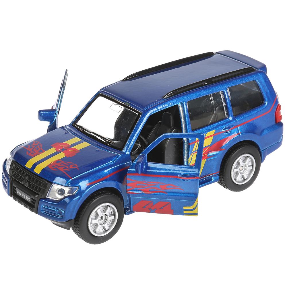 

Машина инерционная металлическая Технопарк Mitsubishi Pajero Спорт, 12 см, Синий