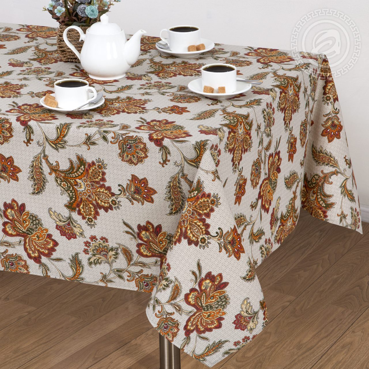 фото Скатерть столовая украшение сб.145х150 арт дизайн