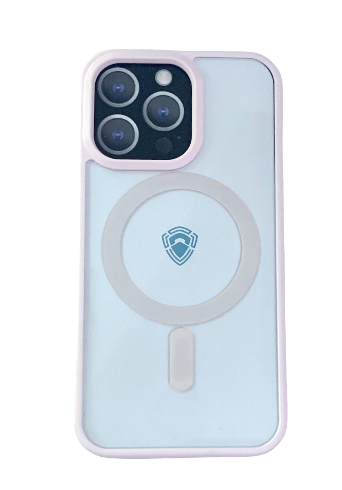 

Чехол Dfansdesign Magsafe Case для Apple iPhone 12 Pro Max пластиковый (розовая рамка)