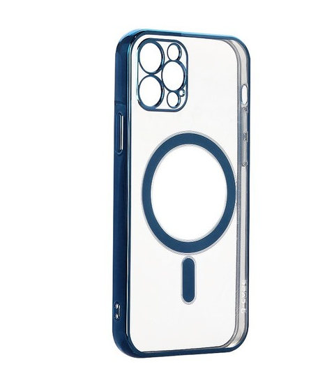 

Чехол-накладка J-Case Magsafe Series для Apple iPhone 13 силиконовый (голубой)
