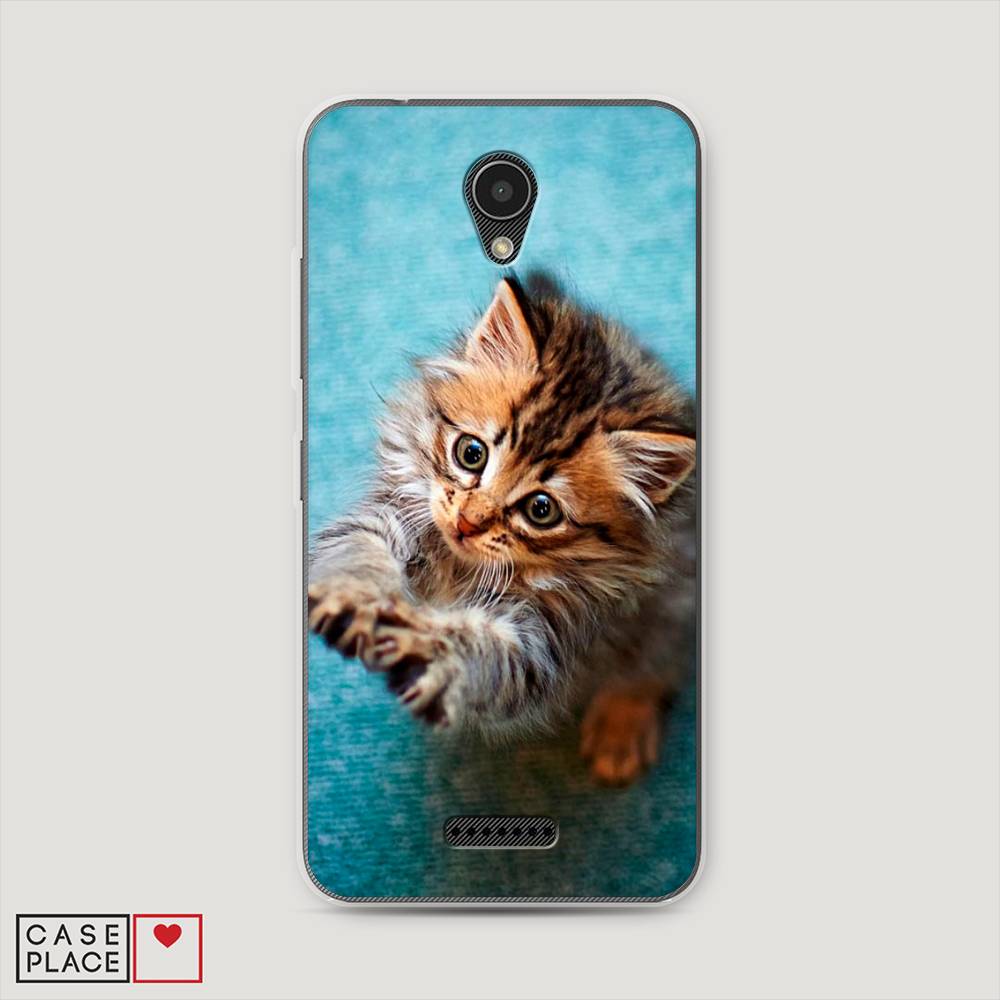 

Чехол Awog на Lenovo Vibe B / Леново Vibe B "Котенок просит есть", 112450-2