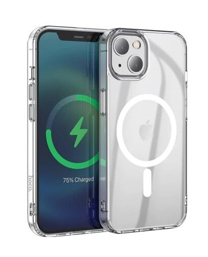

Чехол-накладка Hoco Magnetic Series TPU для iPhone 13 Mini силиконовый (прозрачный)