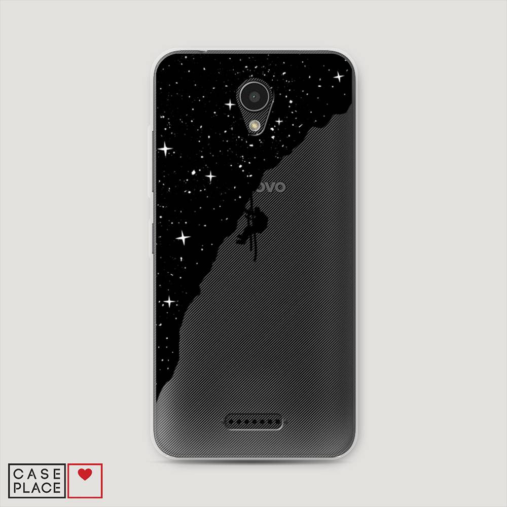 

Чехол Awog на Lenovo Vibe B / Леново Vibe B "Скалолаз в космосе", 112450-4