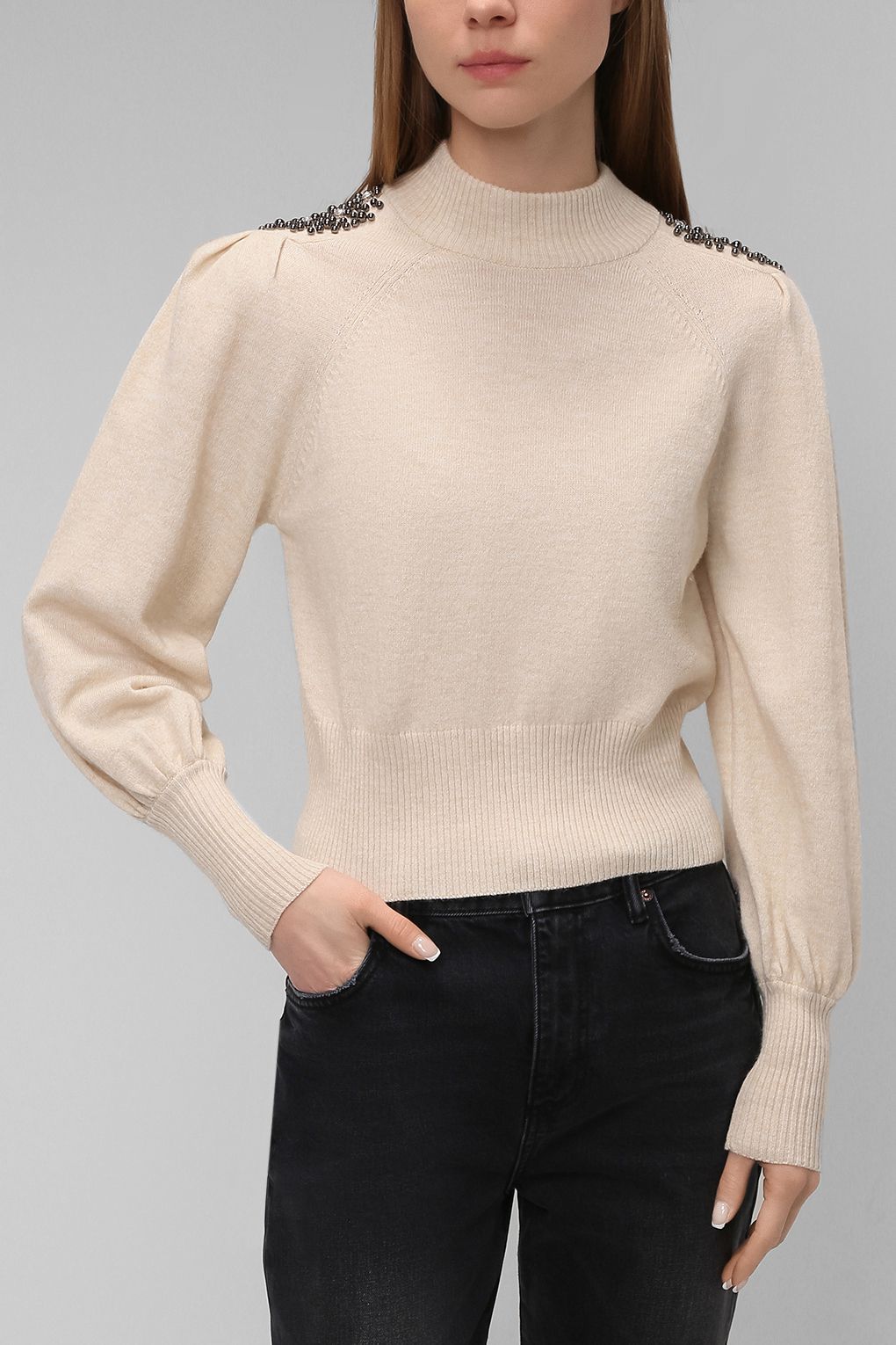 

Джемпер женский ONLY 15239369 бежевый L, 15239369