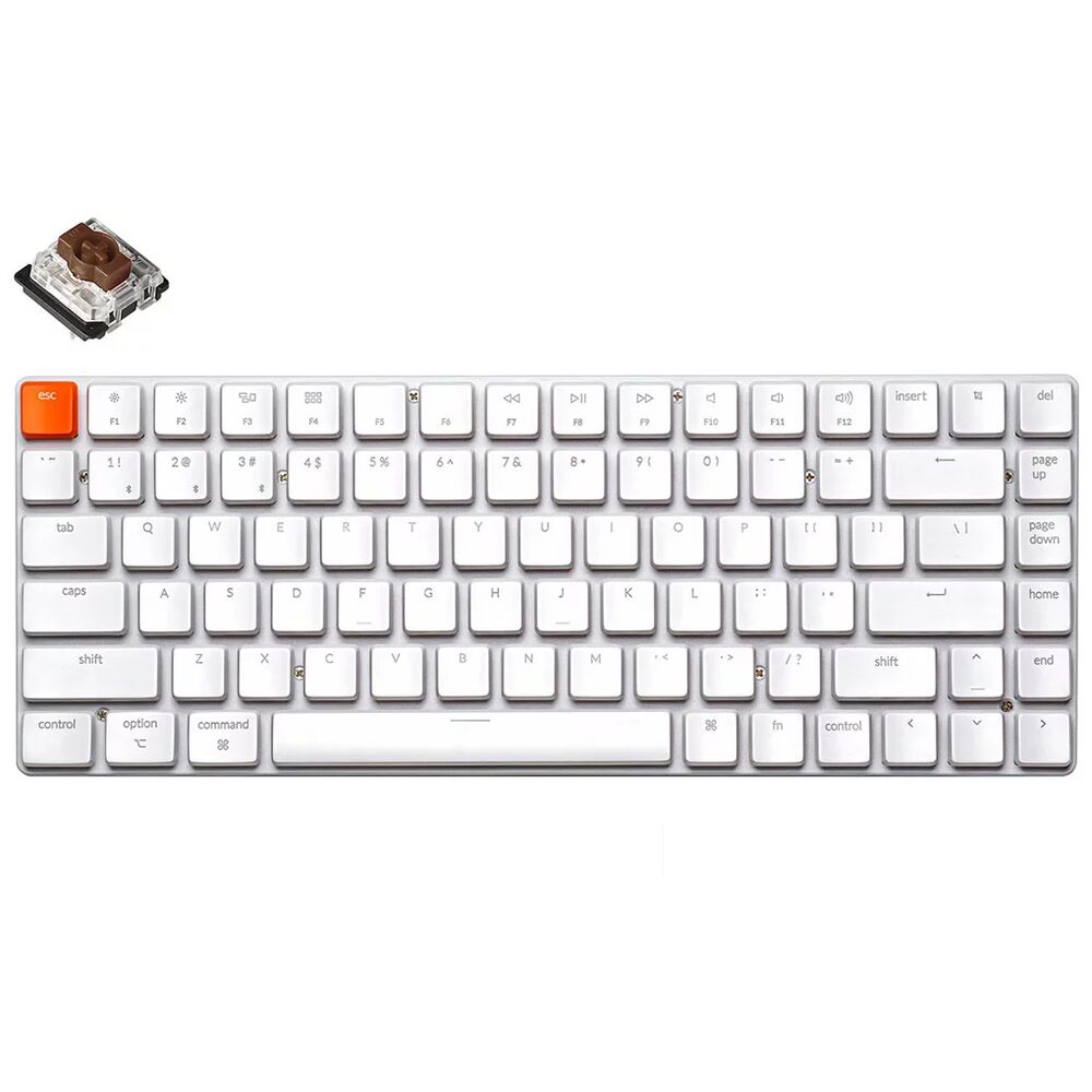 

Проводная/беспроводная клавиатура Keychron K3 White (K3-K3), K3