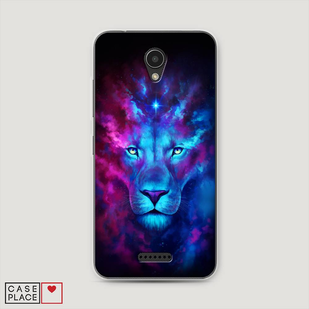 

Чехол Awog на Lenovo Vibe B / Леново Vibe B "Космический лев", 112450-1