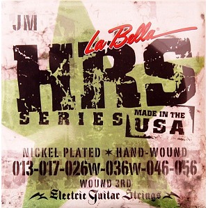 

Струны для электрогитары LA BELLA HRS-JM Hard Rockin Steel, HRS-JM Hard Rockin Steel