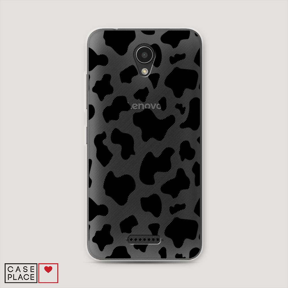 

Чехол Awog на Lenovo Vibe B / Леново Vibe B "Пятна коровы черные", 112450-2