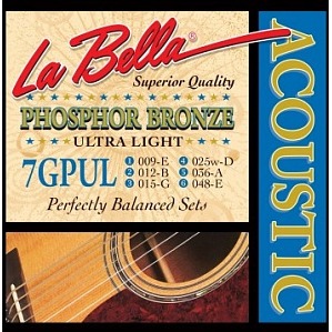 

Струны для акустической гитары LA BELLA 7GPUL Phosphor Bronze, 7GPUL Phosphor Bronze