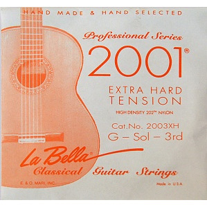 

Струна 3-я отдельная LA BELLA 2003XH, 2003XH