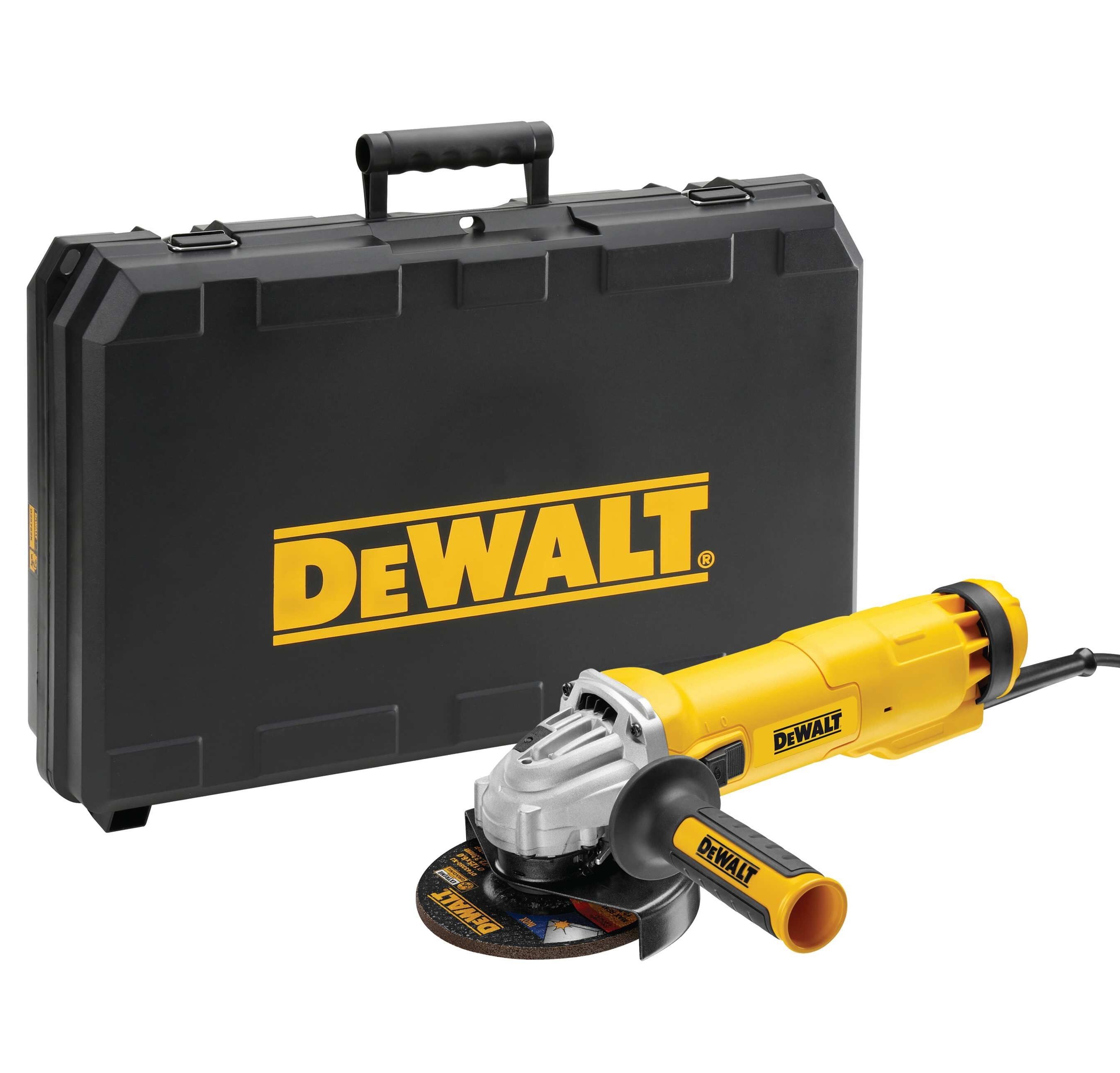 Сетевая угловая шлифовальная машина DeWalt DWE4217KD-QS 1200 Вт