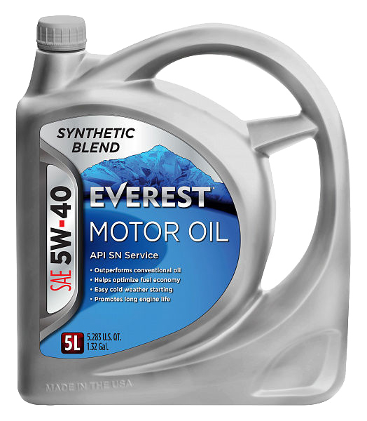 

Моторное масло Everest 5W40 SP A3/B3/B4 5л