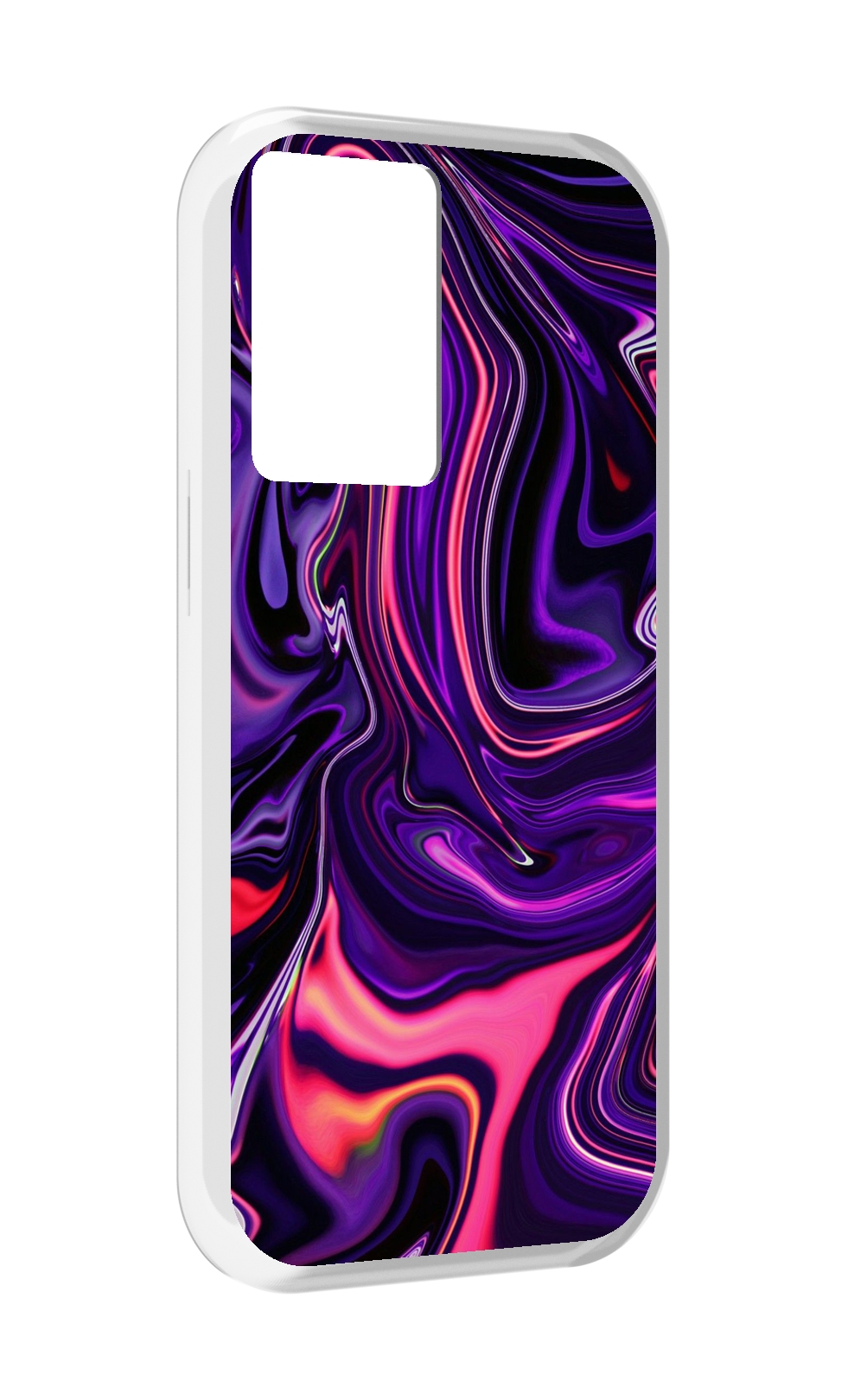 

Чехол MyPads фиолетовые краски для OnePlus Nord N20 SE, Прозрачный, Tocco