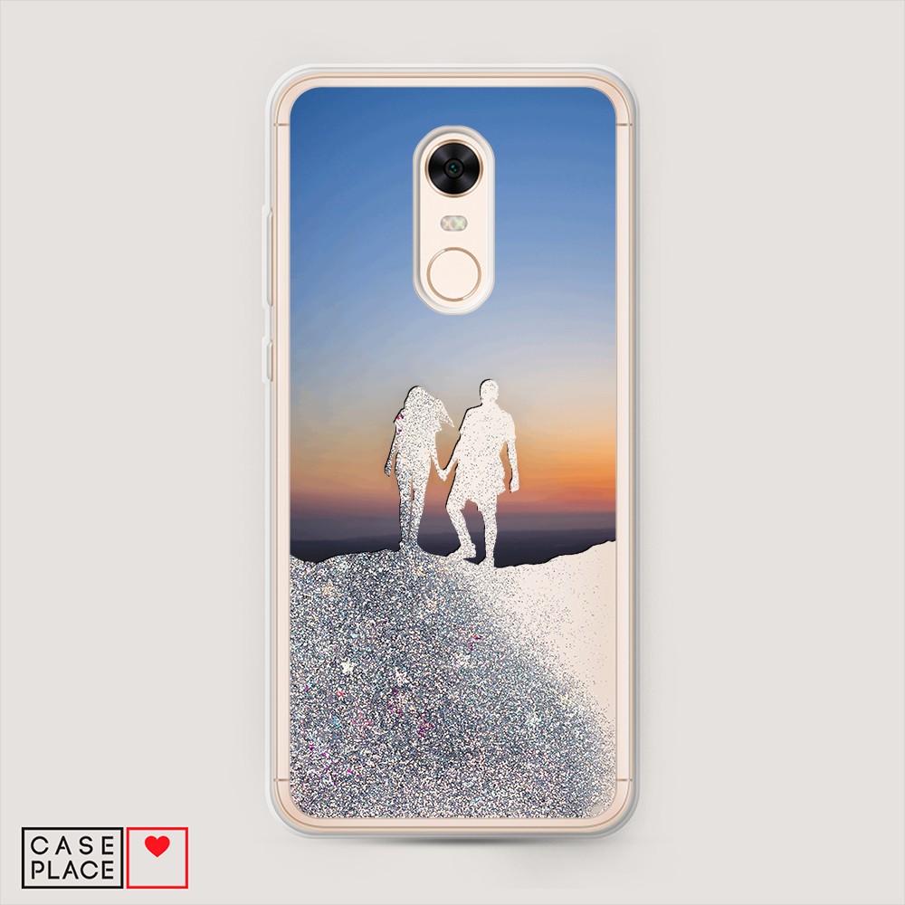 

Чехол Awog на Xiaomi Redmi 5 Plus "Пара на краю света", Разноцветный, 33191-1