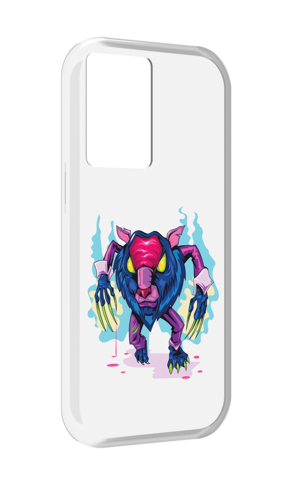 

Чехол MyPads фиолетовая-россомаха для OnePlus Nord N20 SE, Прозрачный, Tocco