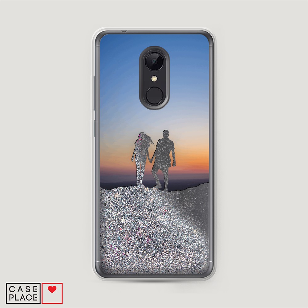 

Чехол Awog на Xiaomi Redmi 5 "Пара на краю света", Разноцветный, 33091-1