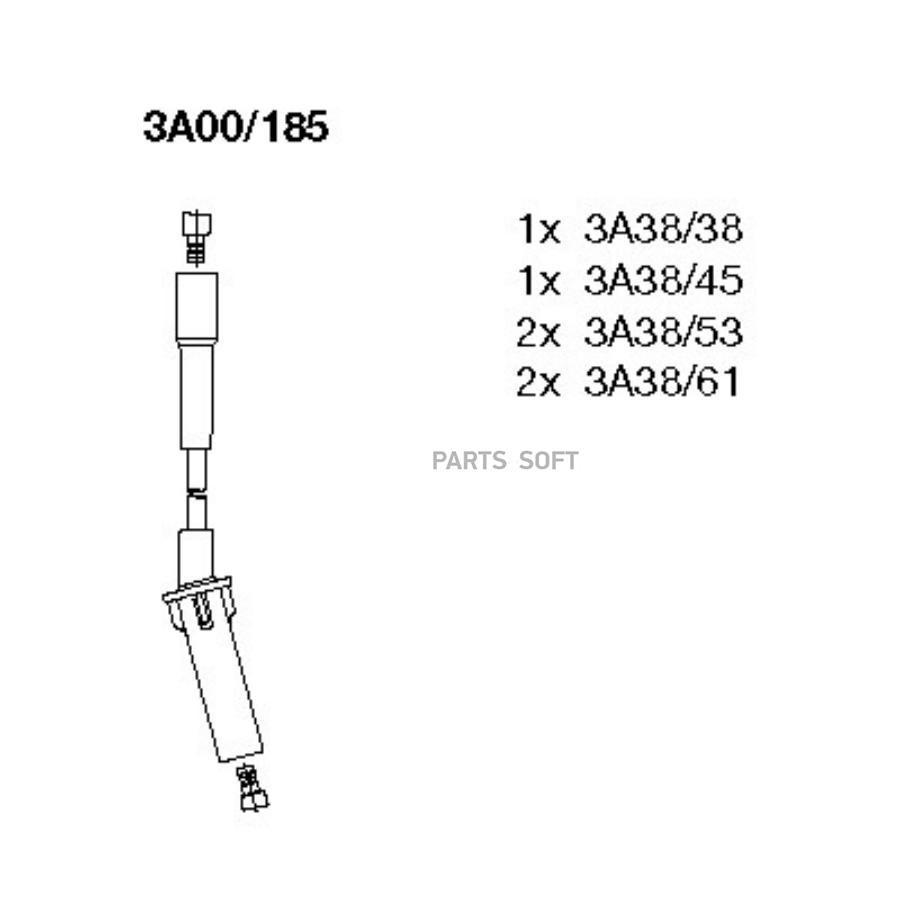 

Br-3a00/185_к-кт проводов chrysler voyager 3.3/3.8i 00>