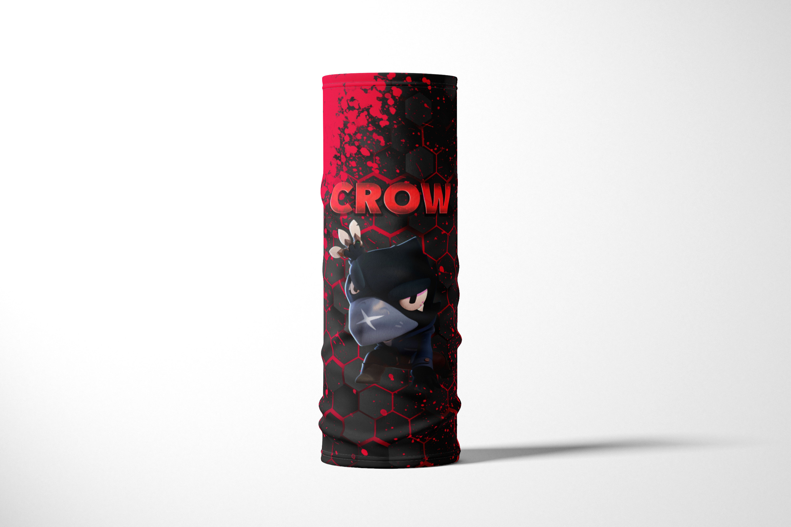 

Бандана / Бафф / Снуд-трансформер / Геймерам / Brawl Stars CROW, Черный;красный, BBuffVM_VM1920413