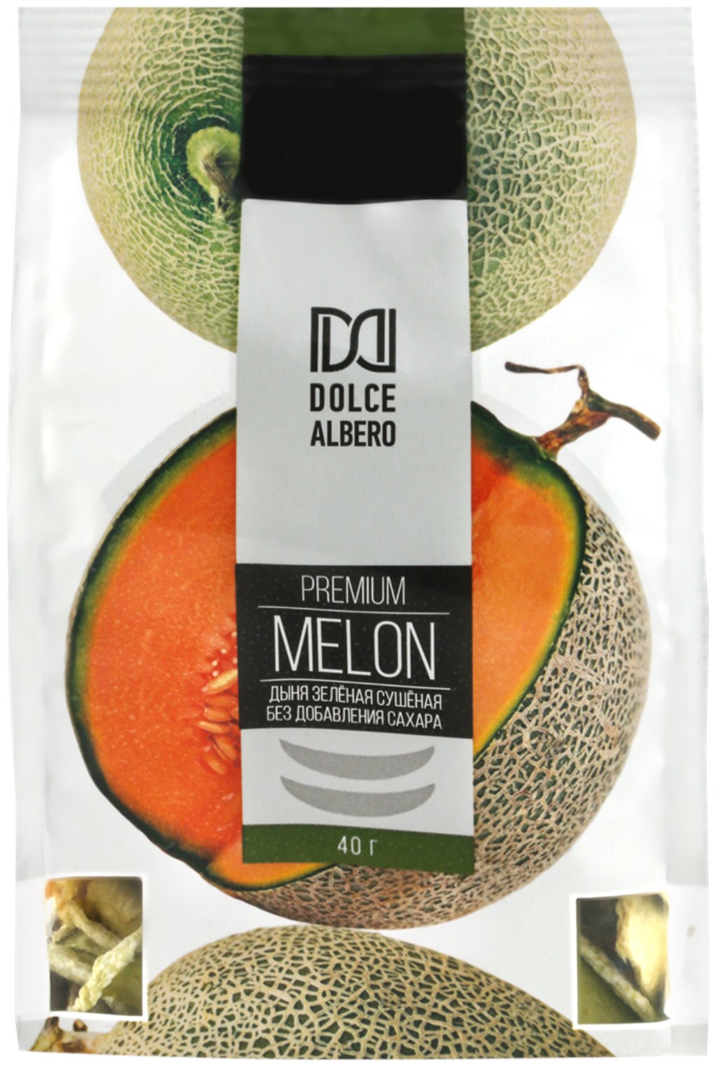 

Дыня сушеная Dolce Albero зеленая с кожурой 40 г