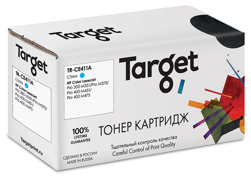 

Картридж для лазерного принтера Target CE411A, голубой, совместимый, TR-CE411A