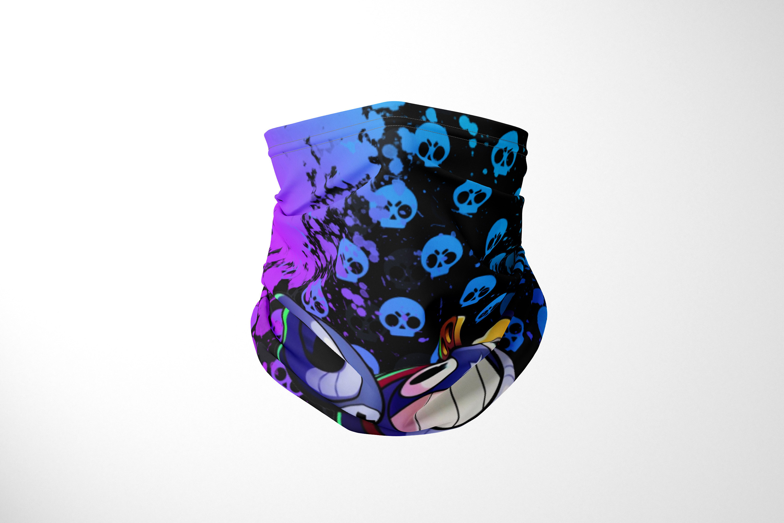 

Бандана / Бафф / Снуд-трансформер / Геймерам / Brawl Stars, Разноцветный, BBuffVM_VM1920155