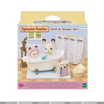 Игровой набор Sylvanian Families Bath & Shower Set