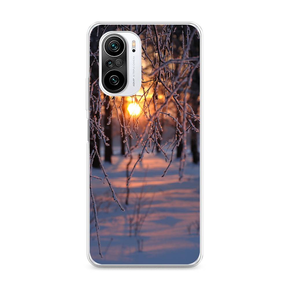 

Чехол на Xiaomi Redmi K40 "Зима 7", Оранжевый;розовый;черный, 310950-2