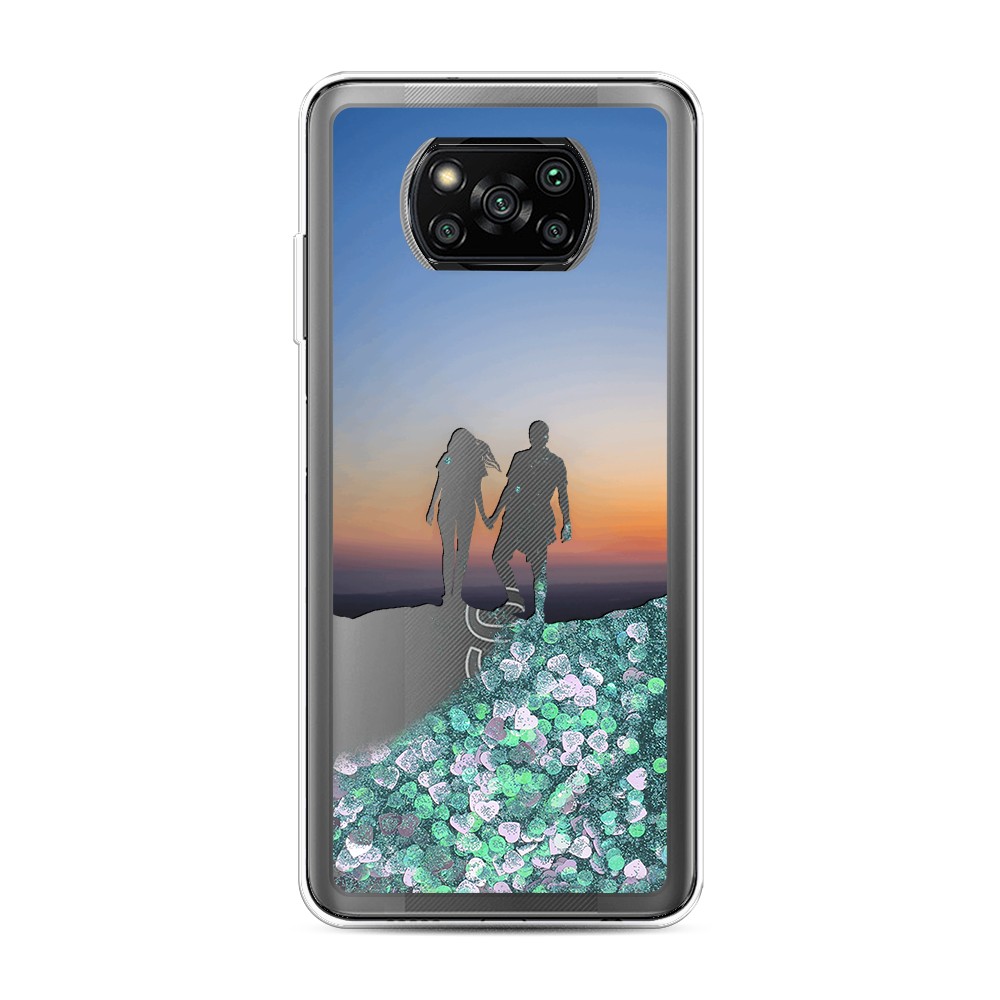 

Жидкий чехол с блестками "Пара на краю света" на Xiaomi Poco X3 Pro, 310695-1