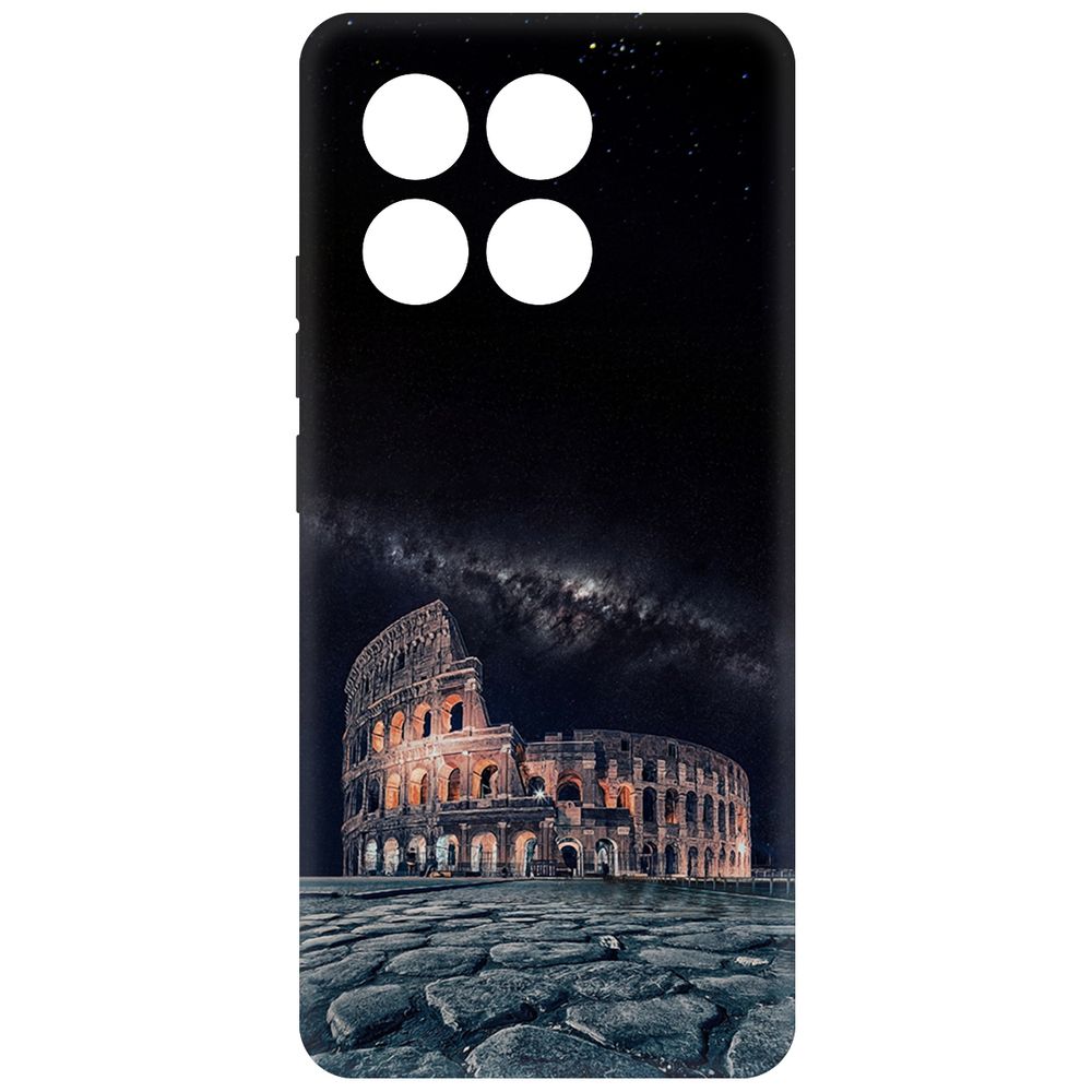 

Чехол-накладка Krutoff Soft Case Италия, Колизей для Poco X6 Pro черный