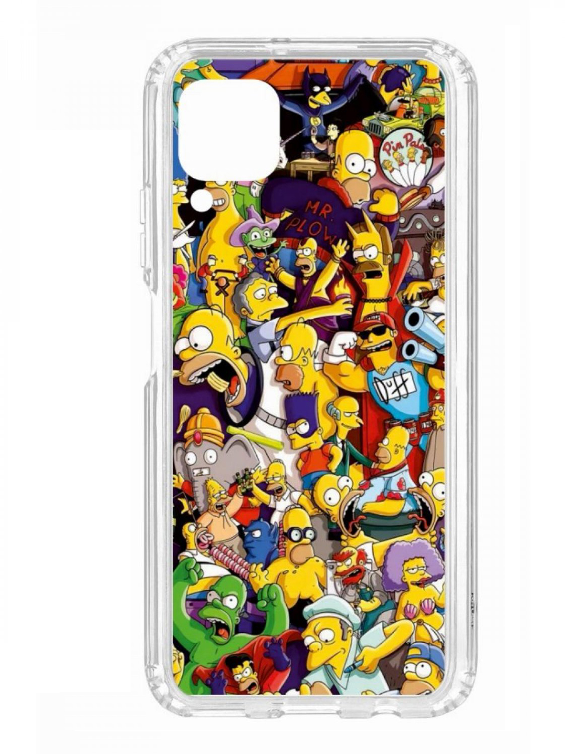 

Чехол для смартфона Huawei P40 Lite КRUЧЕ Print прозрачный с принтом, Разноцветный