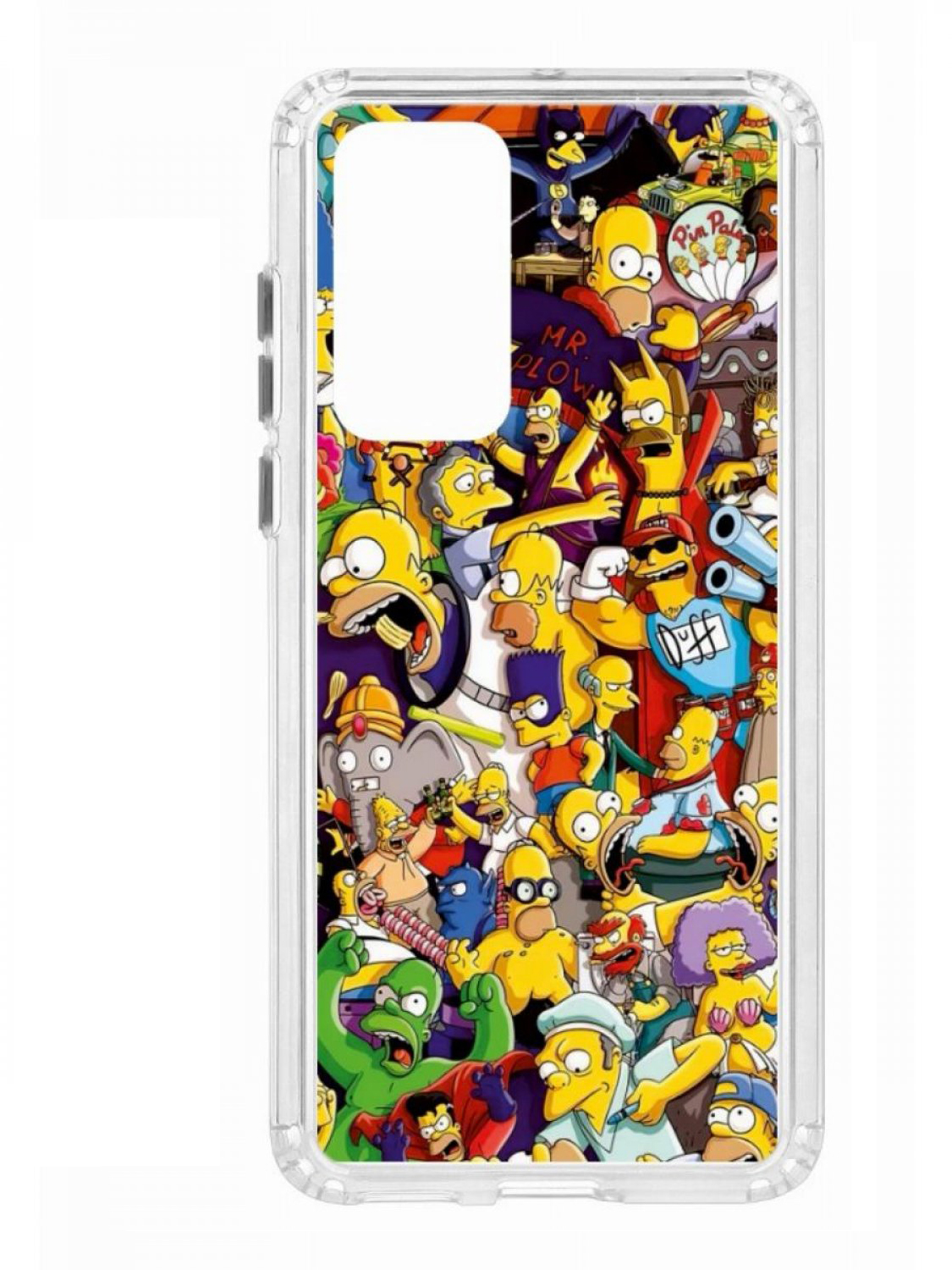 

Чехол для смартфона Huawei P40 КRUЧЕ Print прозрачный с принтом, Разноцветный