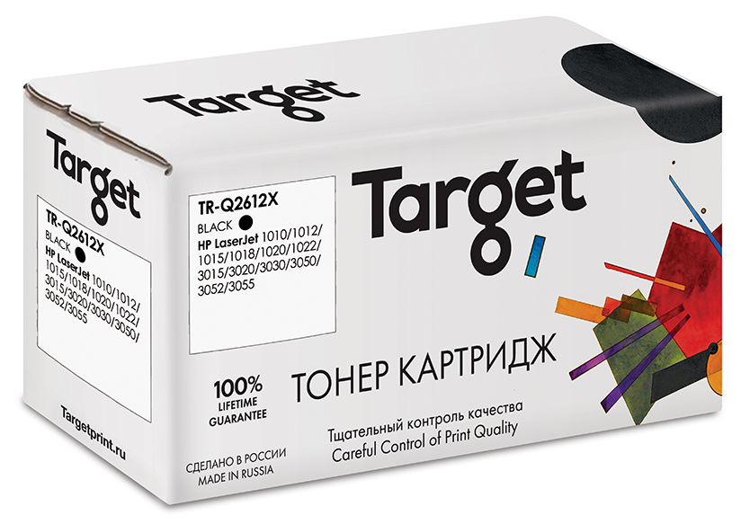 

Картридж для лазерного принтера Target Q2612X, Black, совместимый, Черный, TR-Q2612X