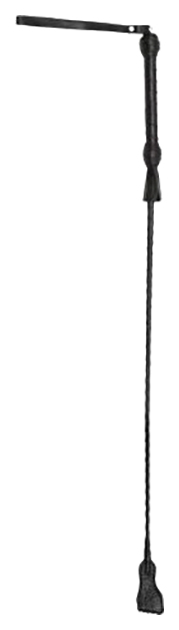 Длинный витой стек с наконечником в форме ступни 85 см
