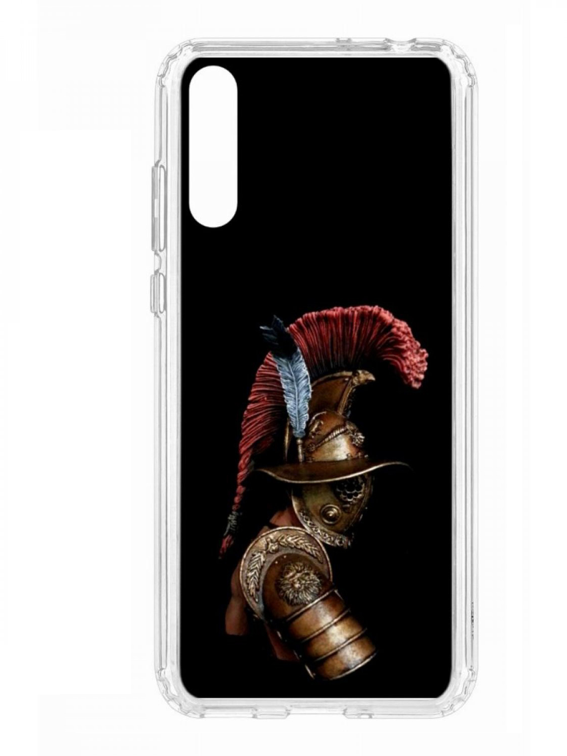 Чехол для смартфона Huawei Y8P КRUЧЕ Print прозрачный с принтом