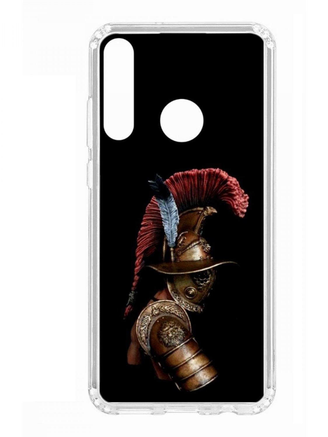 Чехол для смартфона Huawei Y6p 2020 КRUЧЕ Print прозрачный с принтом