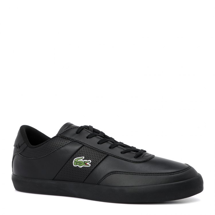 фото Кеды мужские lacoste cma0036 court-master 07 черные 9.5 uk