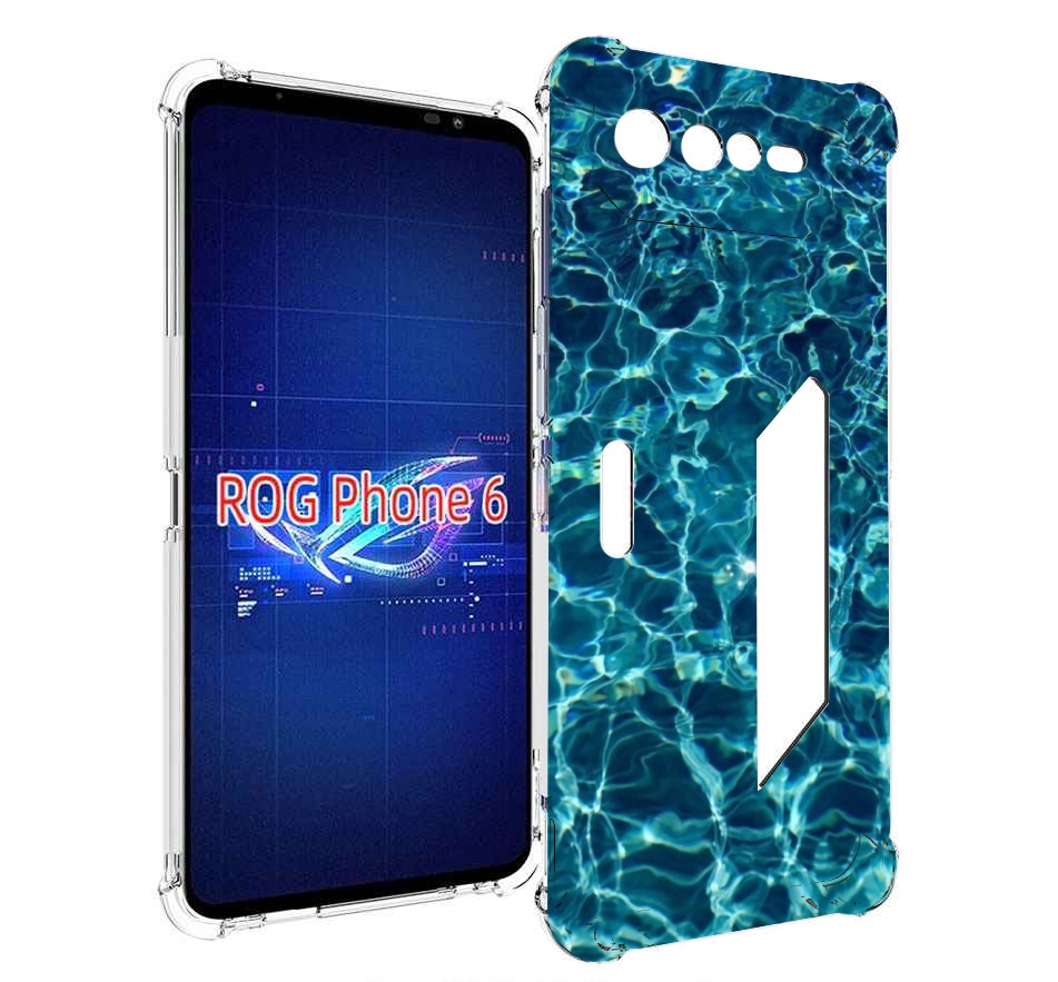 

Чехол MyPads красивая голубая вода для Asus ROG Phone 6, Прозрачный, Tocco