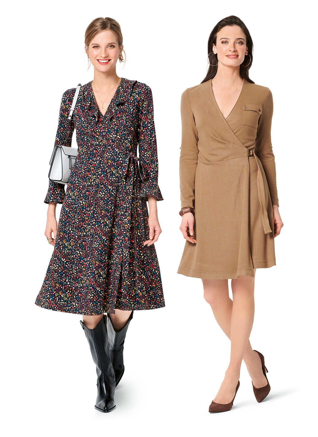 

Выкройка Burda №6282 — Платье с запахом