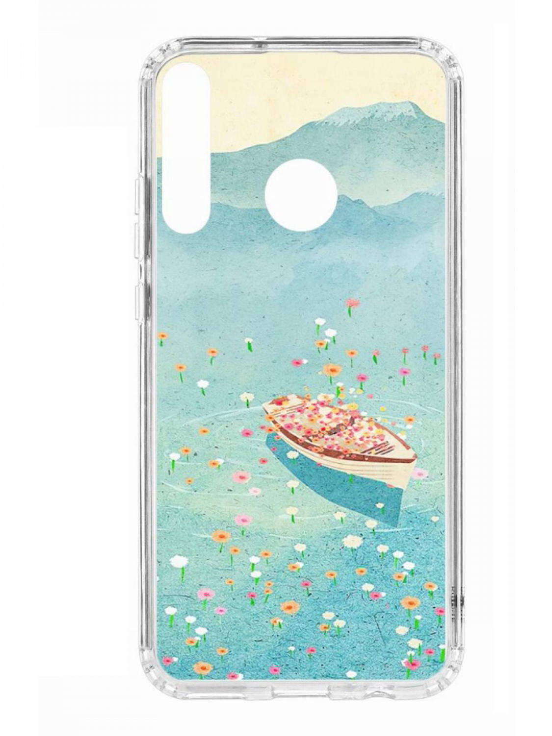 

Чехол для смартфона Huawei P40 Lite E КRUЧЕ Print прозрачный с принтом