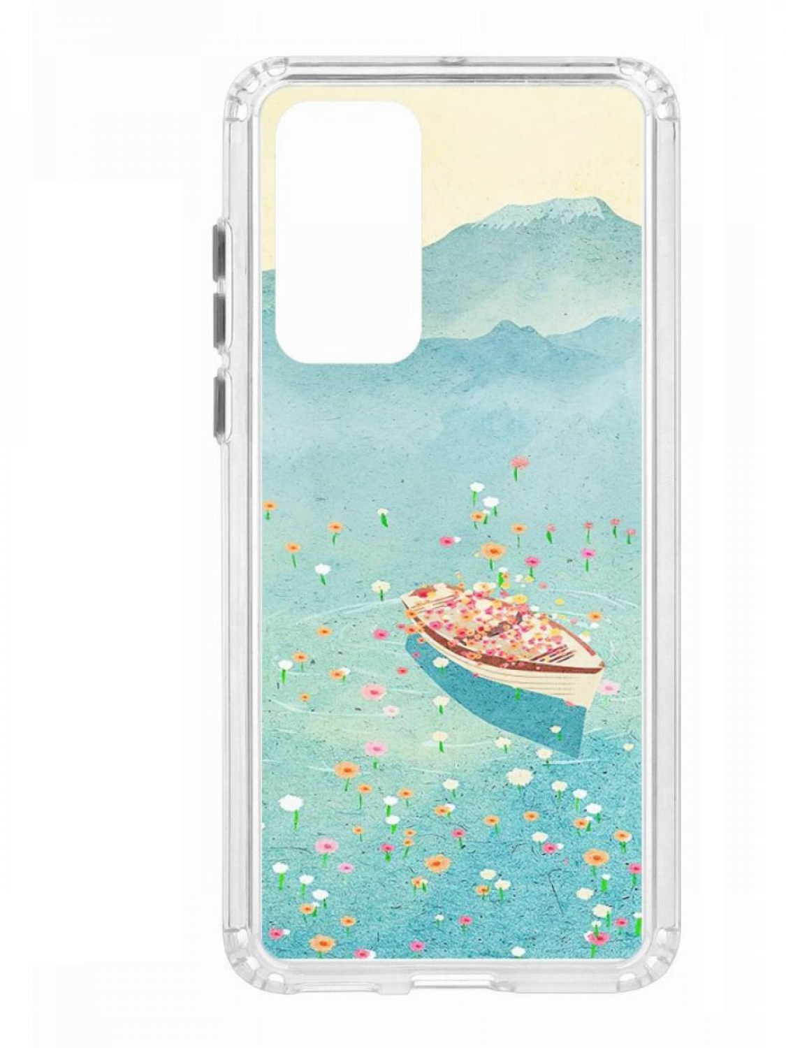 Чехол для смартфона Huawei P40 КRUЧЕ Print прозрачный с принтом