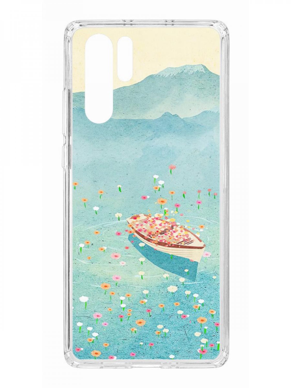 Чехол для смартфона Huawei P30 Pro КRUЧЕ Print прозрачный с принтом
